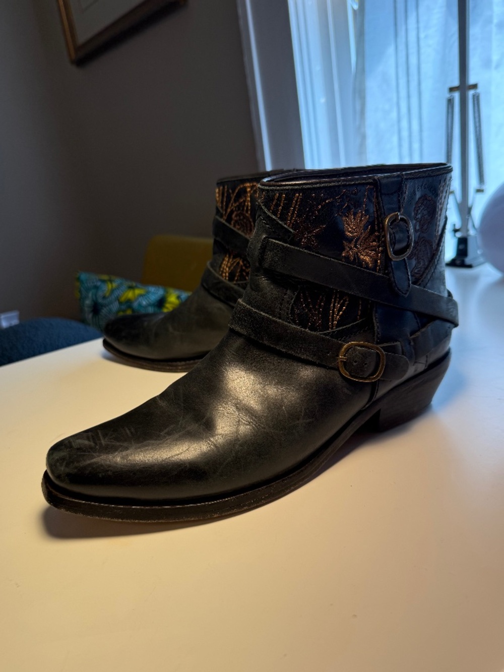 See by Chloe Black Leather booties